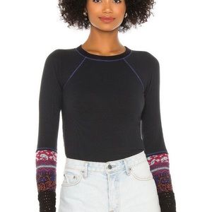 Free People In The Mix Cuff Top